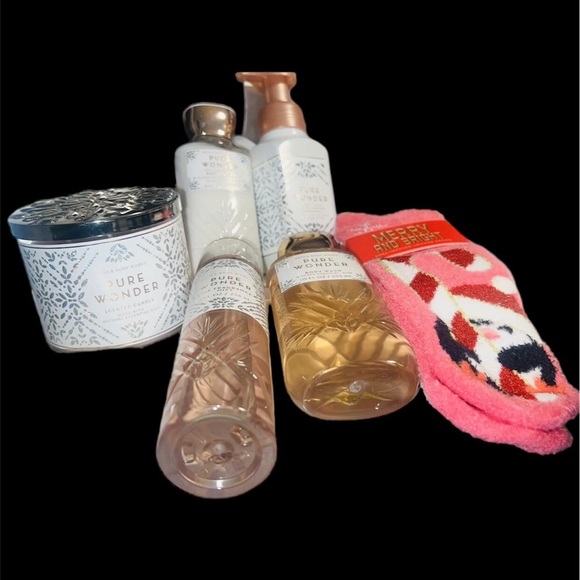 Limited Edition Bath and Body Works Iridescent Pure Wonder Tote Bag Gift Set - Picture 3 of 14